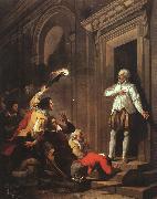 Joseph Benoit Suvee Death of Admiral de Coligny oil painting